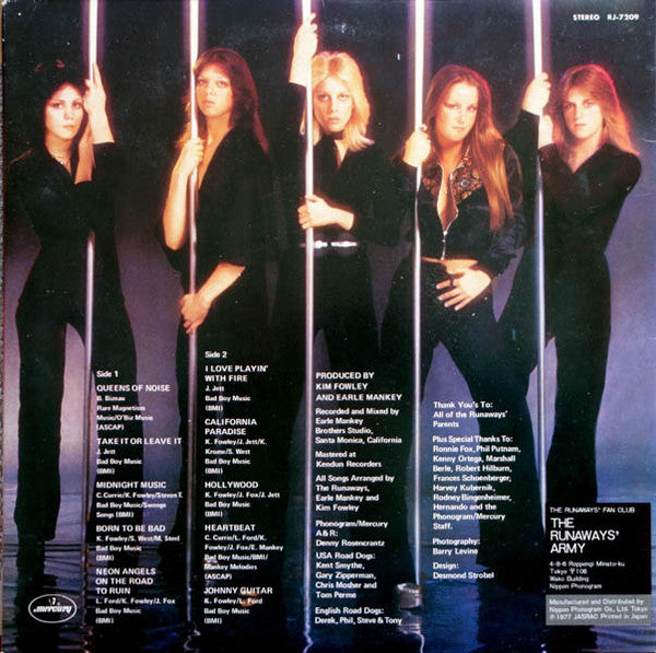 The Runaways = ザ・ランナウェイズ* - Queens Of Noise = クイーン・オブ・ノイズ ザ・ランナウェイズ II (LP,  Album, Gat)
