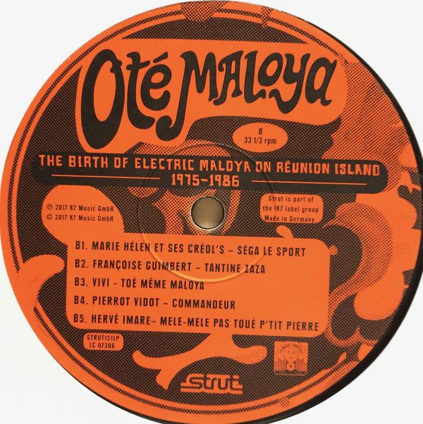 Various : Oté Maloya (The Birth Of Electric Maloya On Reunion Island 1975-1986) (2xLP, Comp)