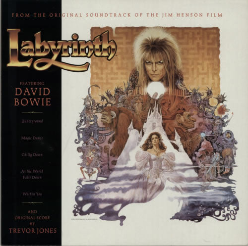 David Bowie, Trevor Jones : Labyrinth (From The Original Soundtrack Of The Jim Henson Film) (LP, Album, RE, RM)