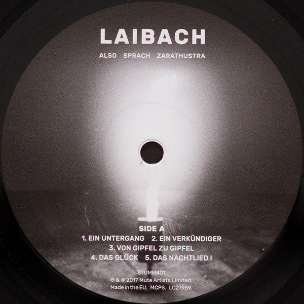 Laibach : Also Sprach Zarathustra (LP, Album)