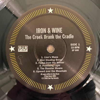 Iron & Wine* : The Creek Drank The Cradle (LP, Album, RP)