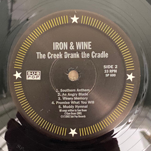 Iron & Wine* : The Creek Drank The Cradle (LP, Album, RP)