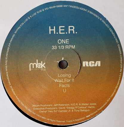 H.E.R. (2) : H.E.R. (2xLP, Comp)