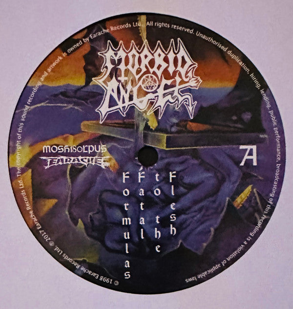 Morbid Angel : Formulas Fatal To The Flesh (2xLP, Album, Ltd, RE, RM)