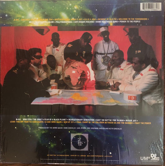 Public Enemy : Fear Of A Black Planet (LP, Album, RE, RP)