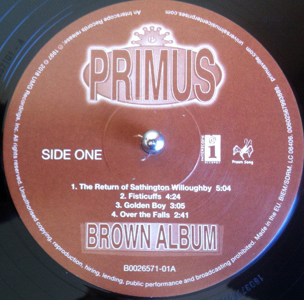 Primus : Brown Album (2xLP, Album, RE, RM, 180)