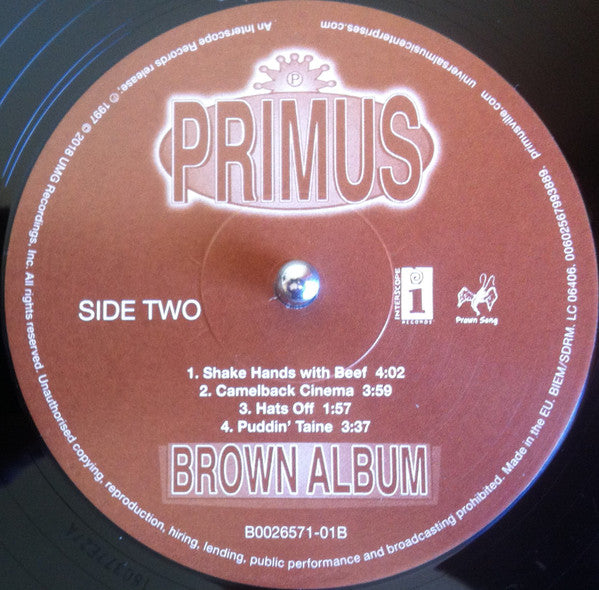 Primus : Brown Album (2xLP, Album, RE, RM, 180)