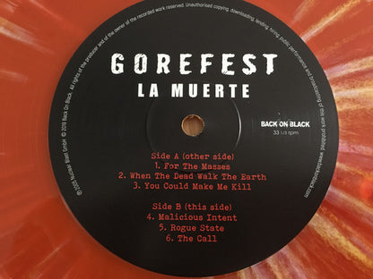 Gorefest : La Muerte (2xLP, Album, Ltd, RE, Ora)