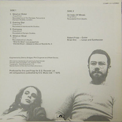 Fripp & Eno : Evening Star (LP, Album, RE)