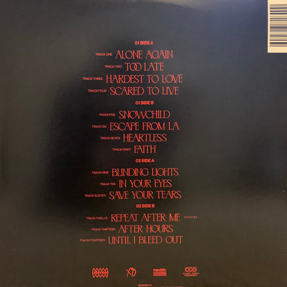 The Weeknd : After Hours (2xLP, Album)