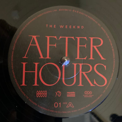 The Weeknd : After Hours (2xLP, Album)