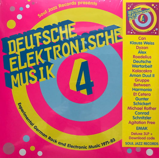 Various : Deutsche Elektronische Musik 4 (Experimental German Rock And Electronic Music 1971-83) (3xLP, Comp)