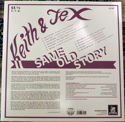 Keith & Tex : Same Old Story (LP)