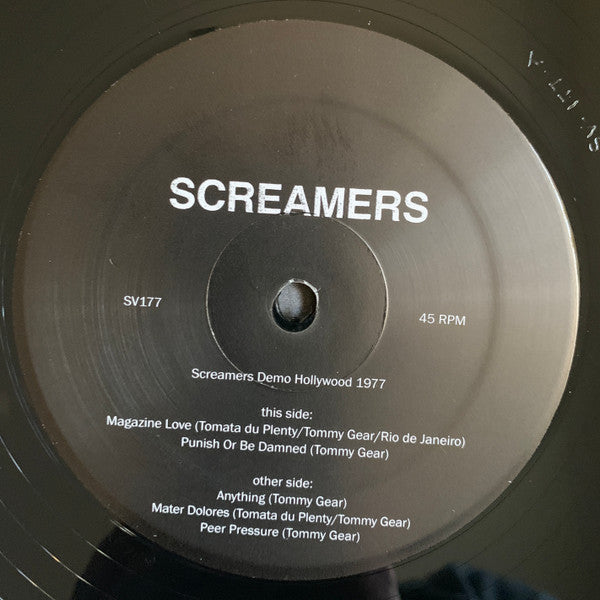 Screamers : Demo Hollywood 1977 (12")