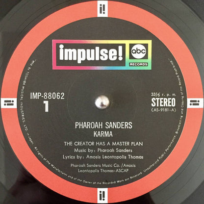 Pharoah Sanders : Karma (LP, Album, RE)