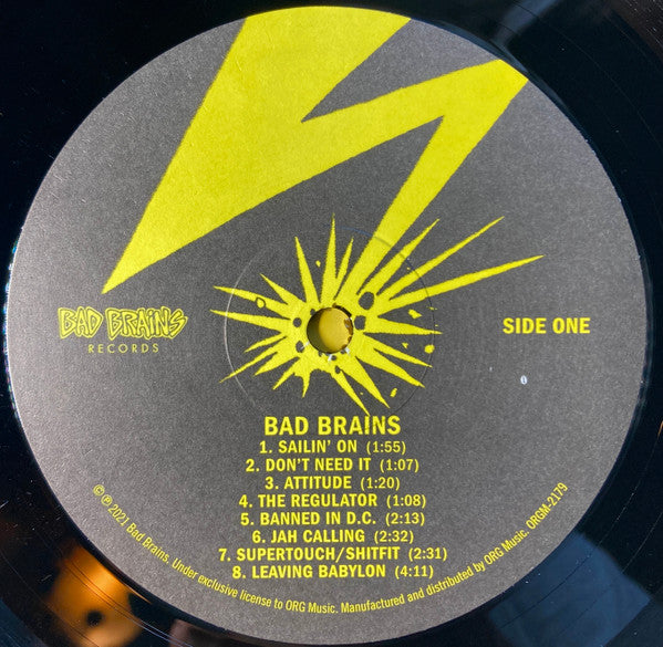 Bad Brains : Bad Brains (LP, Album, RE, RM)