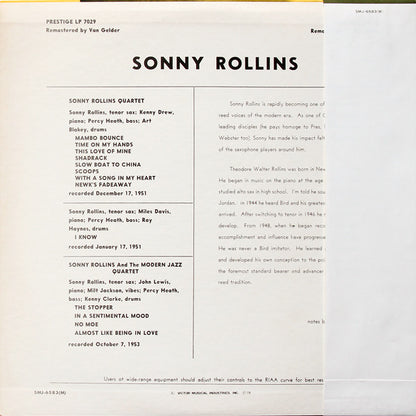 Sonny Rollins With The Modern Jazz Quartet • Art Blakey And Kenny Drew : Sonny Rollins With The Modern Jazz Quartet (LP, Album, Comp, Mono, RE, RM)