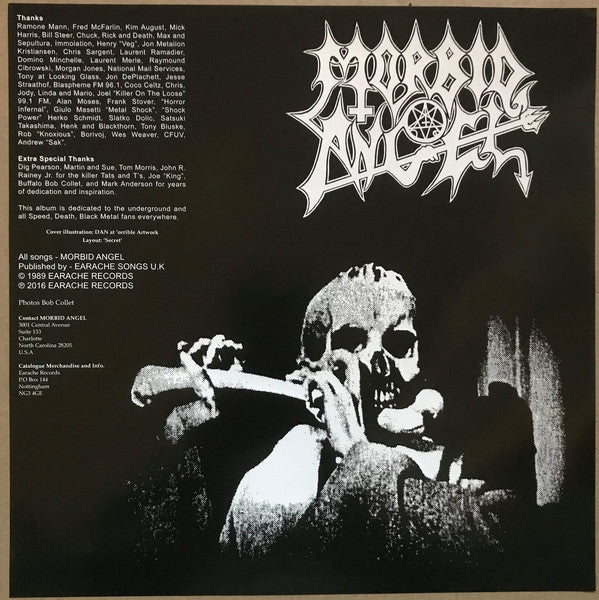 Morbid Angel : Altars Of Madness (LP, Album, RE, RM, RP, Gat)