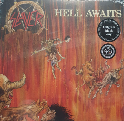 Slayer : Hell Awaits (LP, Album, RE, RM, 180)