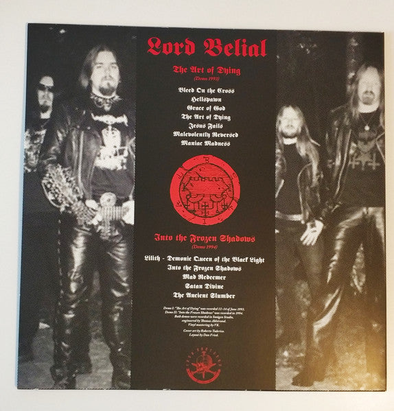 Lord Belial : The Wrath Of Belial (LP, Comp, Ltd, RE)