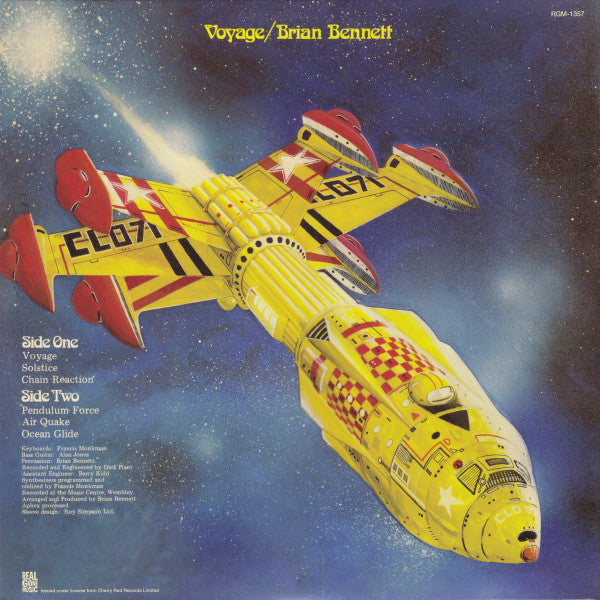 Brian Bennett : Voyage (A Journey Into Discoid Funk) (LP, RSD, Ltd, Blu)