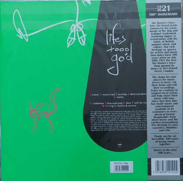 The Sugarcubes : Life's Too Good (LP, Album, Ltd, RE, Cle)