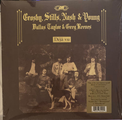 Crosby, Stills, Nash & Young : Déjà Vu (LP, Album, RE, RM, Gat)