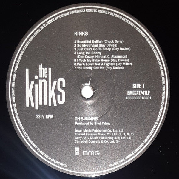 The Kinks : Kinks (LP, Album, Mono, RE)