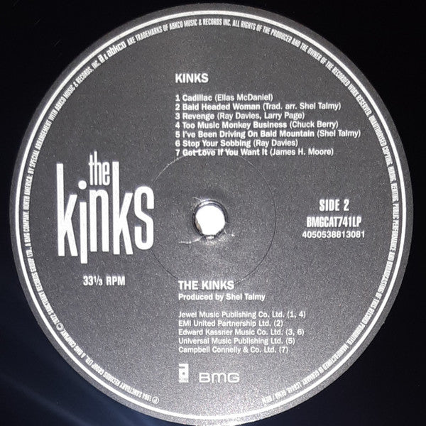 The Kinks : Kinks (LP, Album, Mono, RE)