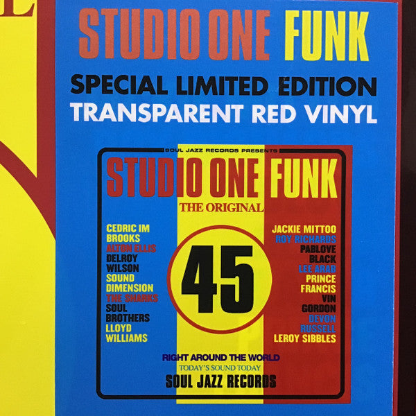 Various : Studio One Funk (2xLP, Comp, Ltd, RE, S/Edition, Red)