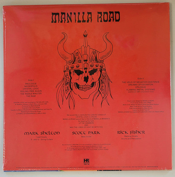 Manilla Road : Crystal Logic (LP, Album, Ltd, RE)