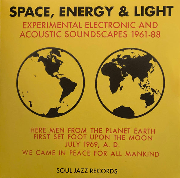 Various : Space, Energy & Light (Experimental Electronic And Acoustic Soundscapes 1961-88) (3xLP, Comp, Ltd, RE, S/Edition, Yel)