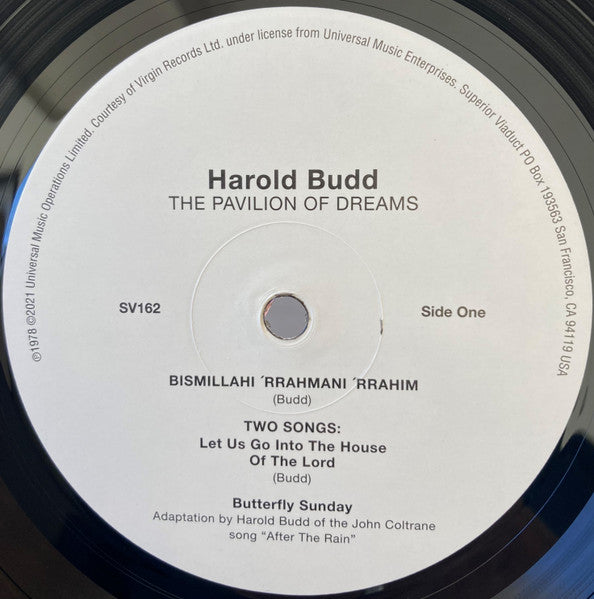 Harold Budd : The Pavilion Of Dreams (LP, Album, RE)