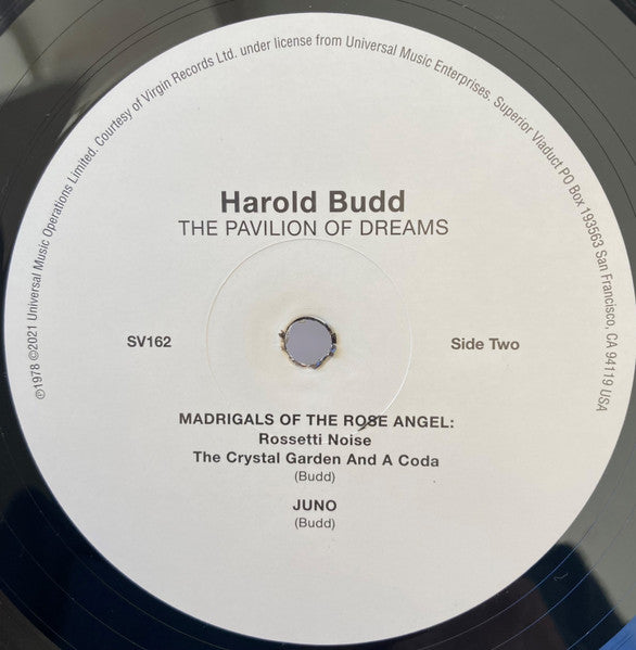 Harold Budd : The Pavilion Of Dreams (LP, Album, RE)