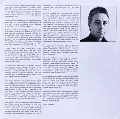 Harold Budd : The Pavilion Of Dreams (LP, Album, RE)