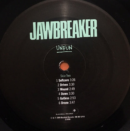 Jawbreaker : Unfun (LP, Album, RM, RP)