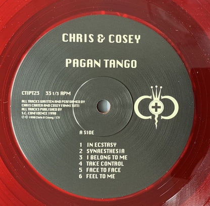 Chris & Cosey : Pagan Tango (LP, Album, Ltd, RE, RM, Red)