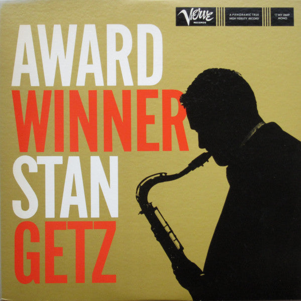 Stan Getz : Award Winner (LP, Album, Mono, RE)