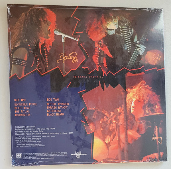 Destruction : Infernal Overkill (LP, Album, Ltd, RE, RP, Gol)