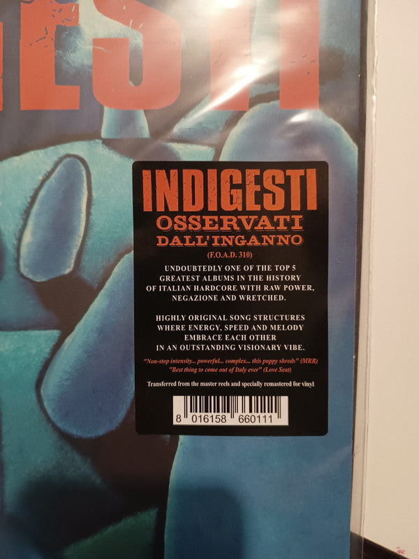 Indigesti : Osservati Dall'Inganno (LP, Album, RE, RM)