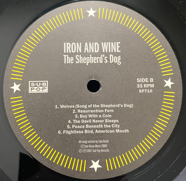 Iron And Wine : The Shepherd's Dog (LP, Album, RE, RP)