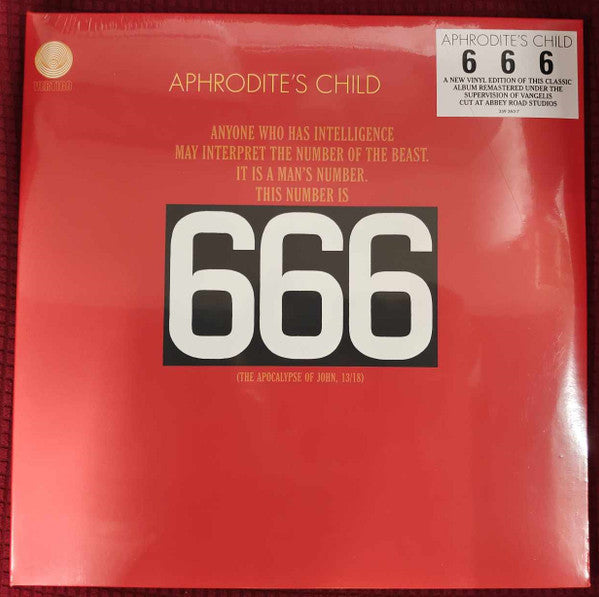 Aphrodite's Child : 666 (The Apocalypse Of John 13/18)  (2xLP, Album, RE, RM)