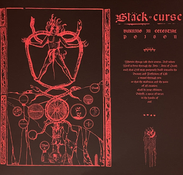 Black Curse (2) : Burning In Celestial Poison (LP, Album)