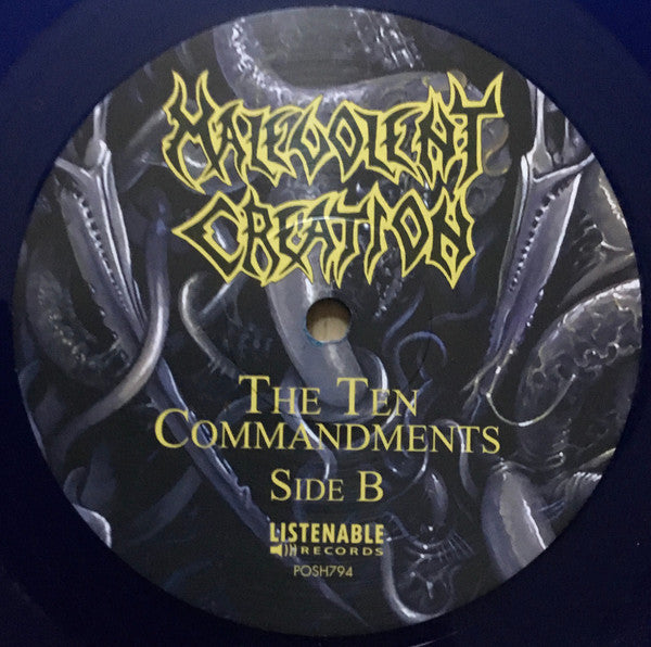 Malevolent Creation : The Ten Commandments (LP, Album, Ltd, RE, Blu)