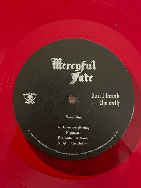 Mercyful Fate : Don't Break The Oath (LP, Album, RE, Red)