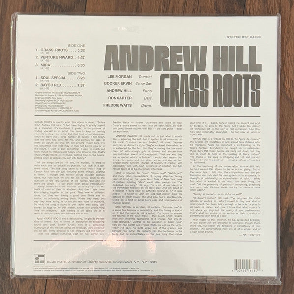 Andrew Hill : Grass Roots (LP, Album, RE, 180)