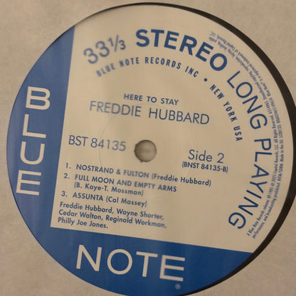 Freddie Hubbard : Here To Stay (LP, Album, RE, 180)