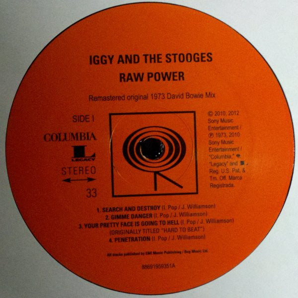 Iggy And The Stooges* : Raw Power (LP, Album, RE, RM + LP, Album, RE, RM + RSD, Gat)