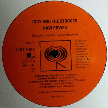 Iggy And The Stooges* : Raw Power (LP, Album, RE, RM + LP, Album, RE, RM + RSD, Gat)