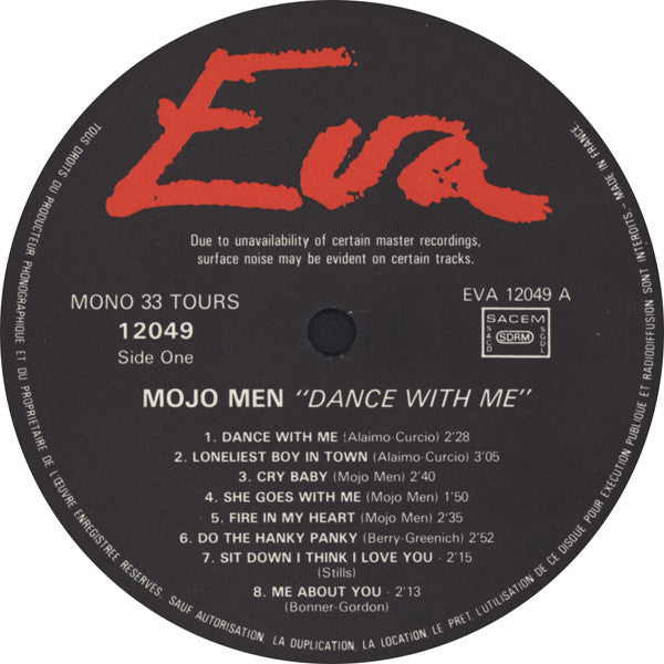 The Mojo Men : Dance With Me (LP, Comp)